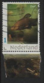 ‹(•¿•)› nl i0110 natuur vis / zeelt, Ophalen, Na 1940, Gestempeld