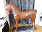 HOUTEBN PAARD, CEREMONIESTAF.(2 X), AFRIKA HOOFD, Antiek en Kunst, Curiosa en Brocante, Ophalen