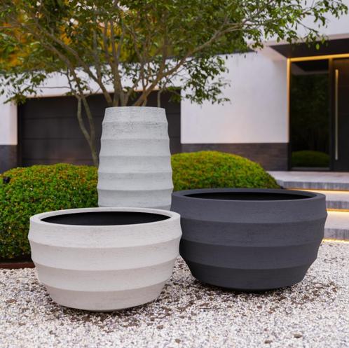 POTTENSHOP Bloempot groot Hoge pot zand pot plantenbak, Tuin en Terras, Bloembakken en Plantenbakken, Nieuw, Kunststof, Binnen