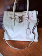 Michael Kors wit leren tas Hamilton zilverkleurige hardware, Ophalen of Verzenden, Gebruikt, Wit, Shopper