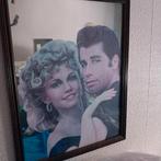 Vintage Grease spiegel, Minder dan 50 cm, Ophalen of Verzenden, Zo goed als nieuw, Minder dan 50 cm