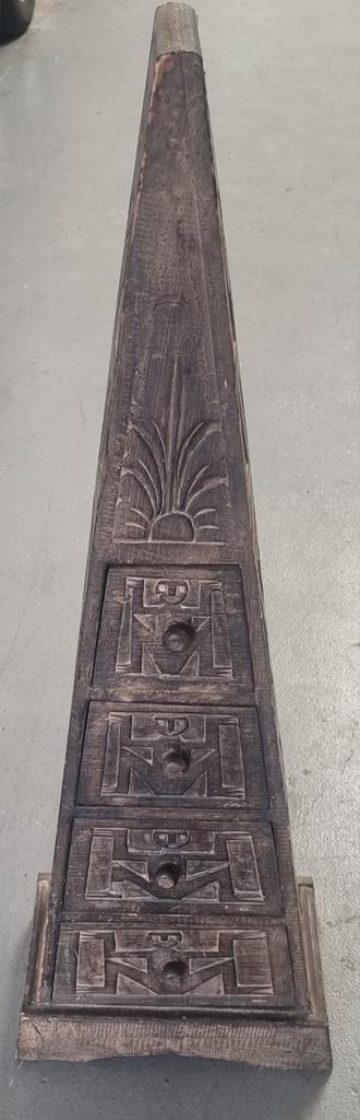 Piramide ladekastje 5 lades hout, Huis en Inrichting, Kasten | Ladekasten, Zo goed als nieuw, Minder dan 100 cm, Minder dan 50 cm