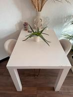 Eettafel wit glans €50 moet nu weg anders kringloop, Gebruikt, Rechthoekig, 50 tot 100 cm, Ophalen of Verzenden