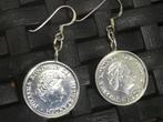 Unieke oorbellen met Nederlandse stuivers, Sieraden, Tassen en Uiterlijk, Hangers, Verzenden, Nieuw, Zilver