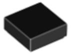 Lego Stenen 5x 1x1 Plaat Tile 3070B Zwart (NIEUW), Ophalen of Verzenden, Nieuw, Losse stenen, Lego