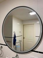 Grote badkamerspiegel, Ophalen of Verzenden, Zo goed als nieuw, Rond, Minder dan 100 cm