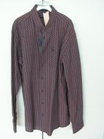 NIEUW donkerrood overhemd met lange mouwen maat 45-46, Ophalen of Verzenden, Nieuw, Rood, Overige halswijdtes