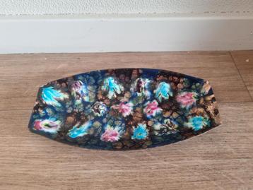 Vintage Keramische Schaal - Uniek Glazuur beschikbaar voor biedingen