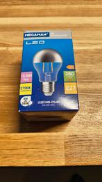 Megaman LED Kroon Zilver E27 4W, Ophalen of Verzenden, Nieuw, E27 (groot), Led-lamp