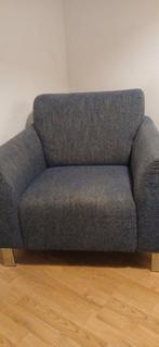 Blauwe denim fauteuil., Huis en Inrichting, Fauteuils, Ophalen