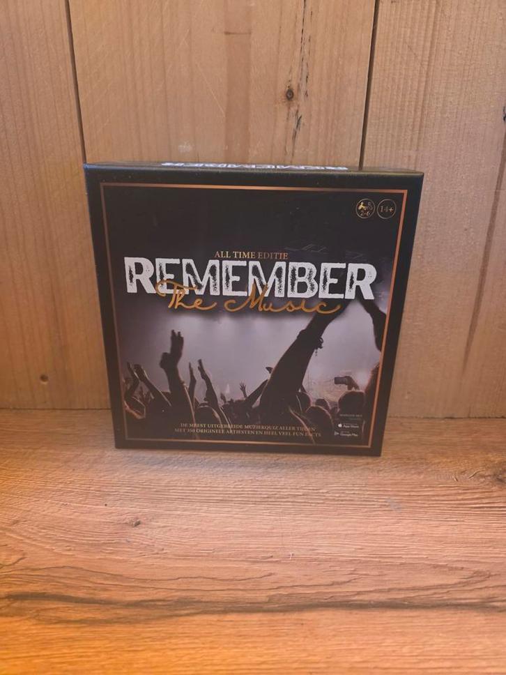 Remember the Music All Time Editie - Nieuw!, Hobby en Vrije tijd, Gezelschapsspellen | Bordspellen, Nieuw, Drie of vier spelers