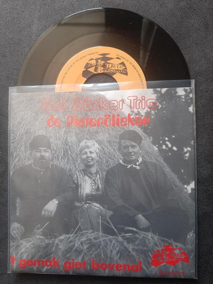 HET BÖRKER TRIO - DE PIETERÖLIEKAR, Cd's en Dvd's, Vinyl Singles, Zo goed als nieuw, Single, Nederlandstalig, 7 inch, Ophalen of Verzenden