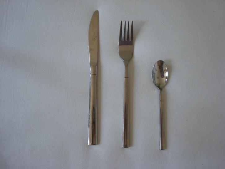 INSPIRATION 18/10 bestek, Huis en Inrichting, Keuken | Bestek, Gebruikt, Los bestek, Rvs of Chroom, Vaatwasserbestendig, Ophalen of Verzenden