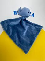 1915 Zeeman knuffellap lap doekje blauw walvis, Ophalen of Verzenden, Zo goed als nieuw, Overige typen