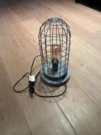 Draadstaal industriële schemerlamp, Huis en Inrichting, Ophalen, Zo goed als nieuw, Metaal, Minder dan 50 cm