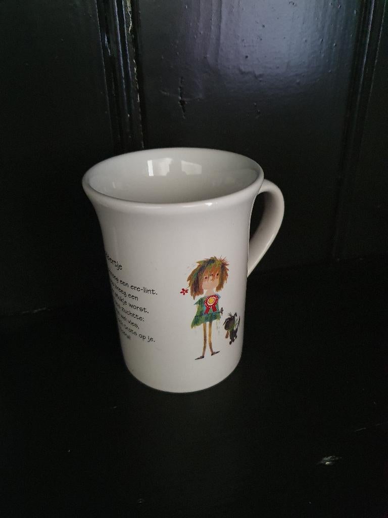 4 mooie Pluk van de Petteflet mokken te koop  Set van 4, Ophalen, Gebruikt