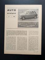 Autotest AUSTIN Cooper 1966, Ophalen of Verzenden, Gelezen, Overige merken