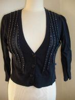 DEPT vest donker blauw met kraaltjes maat L, Maat 38/40 (M), Blauw, Ophalen of Verzenden, Zo goed als nieuw