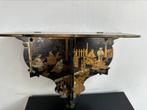 Chinese houten lak Wand console 35/27 cm, Antiek en Kunst, Ophalen of Verzenden