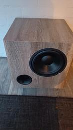 Subwoofer. Zie foto's. Met adapter. 8", Gebruikt, Subwoofer, 120 watt of meer, Ophalen