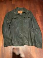 Goosecraft leren blouse - donkergroen - maat L, Ophalen of Verzenden, Zo goed als nieuw, Groen