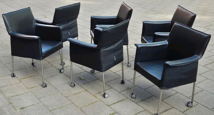 6 ZGAN Design on Stock eetkamerstoelen Model Gola
Leer zwart, Huis en Inrichting, Stoelen, Zo goed als nieuw, Vijf, Zes of meer stoelen