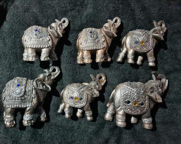 6 Olifanten Decoratie - Zo Goed Als Nieuw beschikbaar voor biedingen