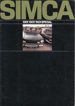 Simca 1301/1501 autofolder uit 1969, Boeken, Auto's | Folders en Tijdschriften, Gelezen, Overige merken, Verzenden