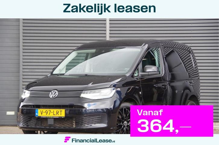Volkswagen Caddy Cargo 2.0 TDI BLACK LINE 122PK AUT. LED, TR, Auto's, Bestelauto's, Bedrijf, Lease, Financial lease, ABS, Achteruitrijcamera
