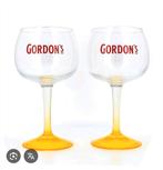 Jin tonic Gordon glazen 6 stuks, Ophalen of Verzenden, Zo goed als nieuw, Borrel- of Shotglas