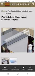 Pvc tafelzeil 90cm breed, Huis en Inrichting, Tafelkleden, Ophalen of Verzenden, Nieuw, Rechthoek