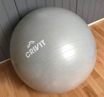 Crivit Zachte gymbal 65 cm zilvergrijs, Ophalen of Verzenden, Gebruikt, Fitnessbal