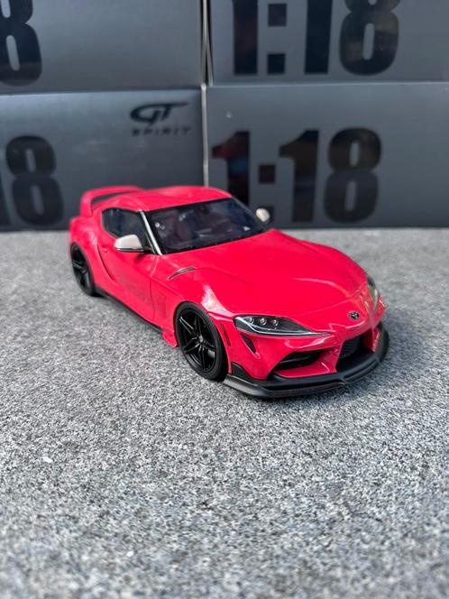 GT Spirit Toyota GR Supra Widebody in 1:18 schaal, Hobby en Vrije tijd, Modelauto's | 1:18, Zo goed als nieuw, Auto, Overige merken