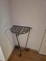 Ijzer hal tafeltje, Huis en Inrichting, Tafels | Sidetables, 50 tot 100 cm, Ophalen of Verzenden, Zo goed als nieuw, 25 tot 50 cm