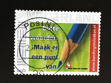 2054 Persoonlijke zegel - Botte woorden - gestempeld beschikbaar voor biedingen