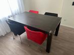 Eet tafel met stoelen, Ophalen, 50 tot 100 cm, Zo goed als nieuw, 150 tot 200 cm
