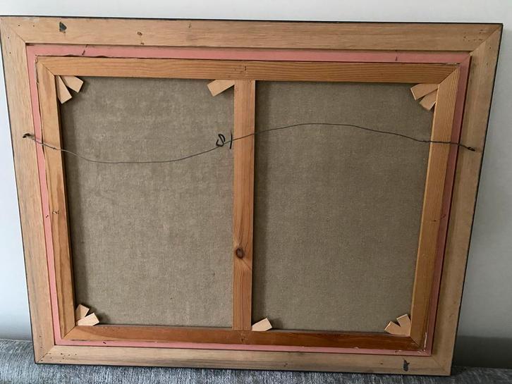 Olieverf Schilderij Beekje in Bosrijke Omgeving, Antiek en Kunst, Kunst | Schilderijen | Klassiek, Ophalen