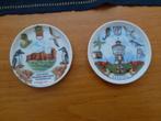 2 petit four schaaltjes duitse waddeneilanden. oa vogels, Verzenden, Zo goed als nieuw, Overige stijlen