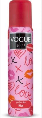 Vogue deodorant girl kiss van €4  voor € 2 NIEUW, NL, Deodorant of Bodyspray, Nieuw, Ophalen of Verzenden