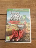Farming Simulator 17 - Platinum Edition, Spelcomputers en Games, Online, 1 speler, Ophalen of Verzenden, Zo goed als nieuw