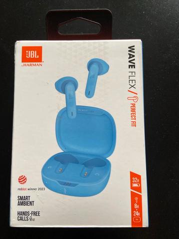 Nieuwe JBL Wave Flex Oordopjes - lichtblauw beschikbaar voor biedingen