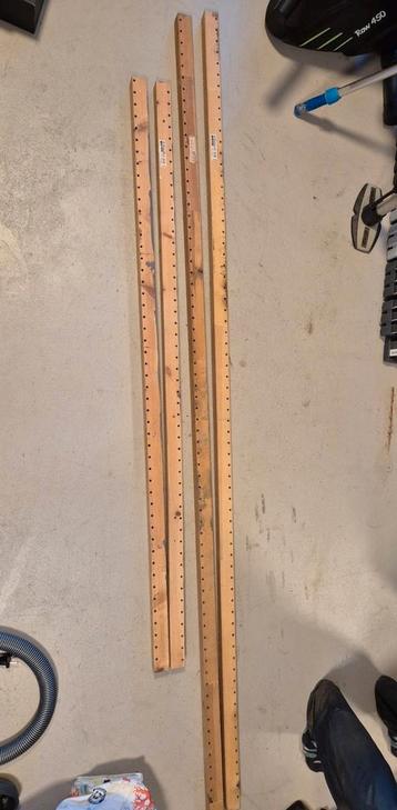 ikea staanders grenenhout 161 cm en 226 cm