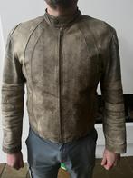 2 x Stoere Leren Herenjas (Gemêleerd Ecru & Rood), Kleding | Heren, Overige kleuren, Ophalen of Verzenden, Gedragen, Overige