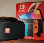 Nintendo Switch OLED + Games Krasvrij!, Spelcomputers en Games, Spelcomputers | Nintendo Switch, Switch OLED, Met games, Ophalen of Verzenden