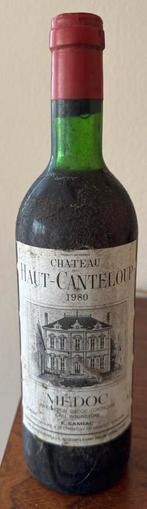 Haut canteloup medoc 1980, Verzamelen, Ophalen, Frankrijk, Zo goed als nieuw, Rode wijn