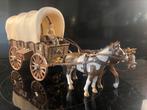 Schleich Wild West: Zeldzaam: Schleich Huifkar, Verzamelen, Poppetjes en Figuurtjes, Ophalen of Verzenden, Zo goed als nieuw