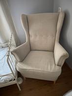IKEA Strandmon fauteuil - Grijs - Goede Staat, Huis en Inrichting, Fauteuils, Ophalen of Verzenden, Zo goed als nieuw, Stof, 75 tot 100 cm