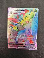 Leafeon VMAX Rainbow - Pokemon Kaart, Ophalen of Verzenden, Zo goed als nieuw, Losse kaart, Foil