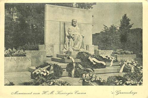 (381-037-033) s Gravenhage Monument voor H.M Koningin Emma, Verzamelen, Ansichtkaarten | Nederland, Zuid-Holland, Ophalen of Verzenden
