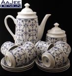 Blau Saks - Koffieservies - Fena Porselein - Zajecar, Gebruikt, Ophalen of Verzenden, Overige stijlen, Porselein